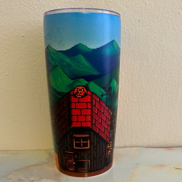 Stardew Valley coffee tumbler Video Game Travel Mug Cup - 24 oz with Sip Lid - Picture 4 of 7